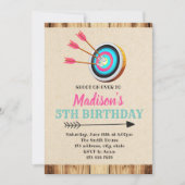 Meisjesaarsverjaardagsuitnodiging Kaart (Voorkant)