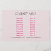 meisjesachtig chic elegante nagel manicure nagel s flyer (Achterkant)