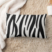 meisjesachtig chic stijlvol zwart wit zebraprint kussen (Deken)