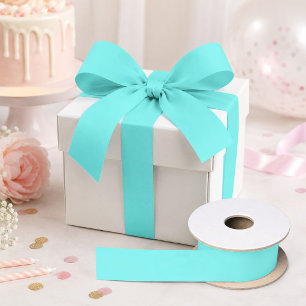 Meisjesachtig chic turquoise aqua Robins Ei Blauw Satijnen Lint