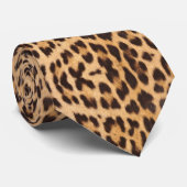 meisjesachtig chic wilde safari mode luipaardprint stropdas (Opgerold)