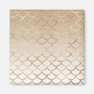 Meisjesachtig en glamoureuze ombre gouden zeemeerm magneet