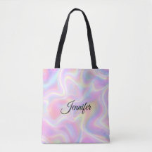 Meisjesachtig fel pastel holografisch spiraal ontw