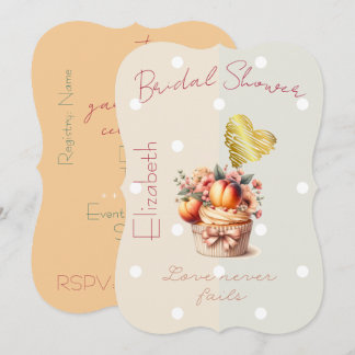 Meisjesachtig Geloof Pastel Fruit Bloem Boog Cupca Kaart
