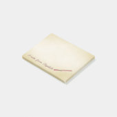 Meisjesachtig geraffineerd cute , Lippenstift Post-it® Notes (Schuin)