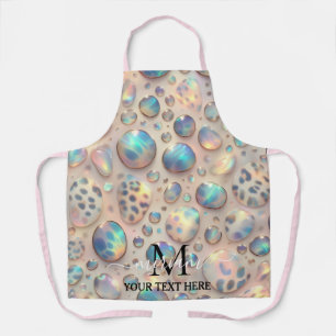 Meisjesachtig Glam Opal Luipaardprint All-Over Pri Schort