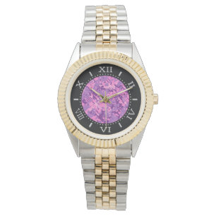 Meisjesachtig hete roze digitale camouflage wijzer horloge