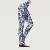 Meisjesachtig Kleurrijk Glitter Leggings (Rechts)