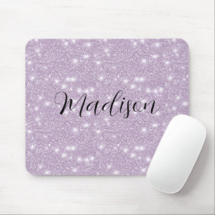 Meisjesachtig Lavendel Nep Glitter Glans Muismat