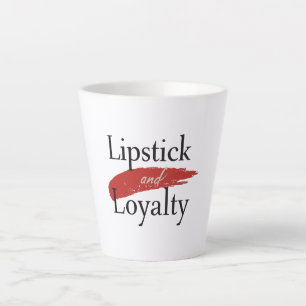 Meisjesachtig Make-up Liefhebber Trouw Slogan Latte Mok