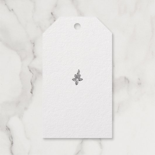 Meisjesachtig ontwerp, licht goud, paarsrood cadeaulabels (Achterkant)