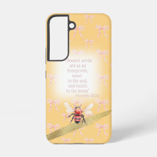 Meisjesachtig Pastel Perzik Roze Coquette Geloof O Samsung Galaxy Hoesje