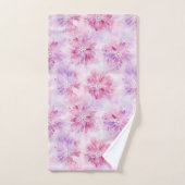 Meisjesachtig Roze Chic Lavendel Bloem Bad Handdoek (Handdoek)