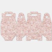 Meisjesachtig Roze Glitters Bedankdoosjes (Ongevouwen)