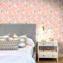 Meisjesachtig Roze Wit Mooie Baby Bloemen-