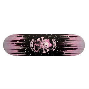 Meisjesachtig Schedel Skate Skateboard