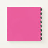 Meisjesachtig schetsboek notitieboek (Achterkant)