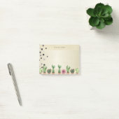 Meisjesachtig Stijlvol Elegante Cactus,Parels -Per Post-it® Notes (Kantoor)