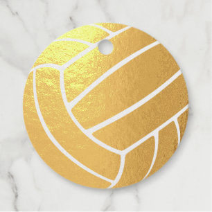 meisjesachtig volleybal dank je goud bedankjes labels