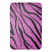 Meisjesachtig zebra strepenpatroon badmat (Voorkant Verticaal)
