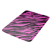 Meisjesachtig zebra strepenpatroon badmat (Gekanteld)