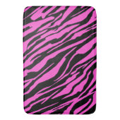 Meisjesachtig zebra strepenpatroon badmat (Voorkant Verticaal)