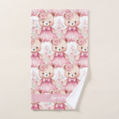 Meisjesachtige badhanddoekenset voor baby's en peu bad handdoek (Handdoek)