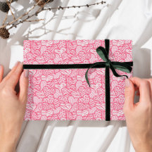 Meisjesachtige Blush Roze Speelse Dierenprint Hart