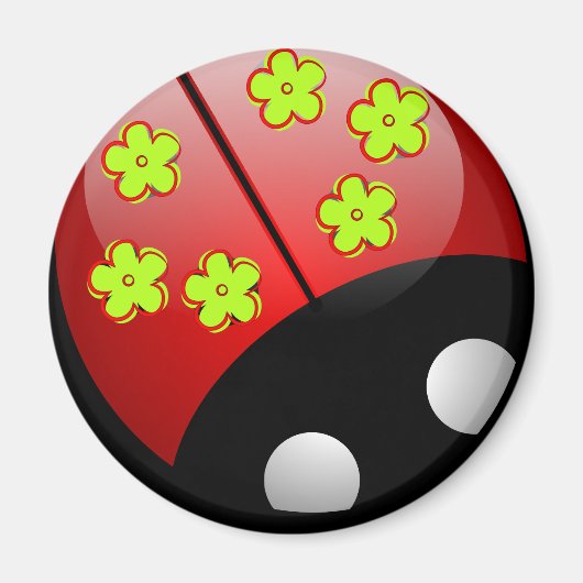 Meisjesachtige bug Magnet (Voorkant)