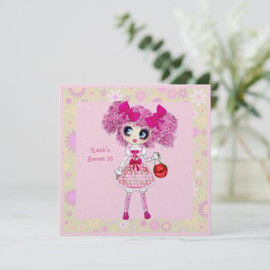 Meisjesachtige Cadeaus Harajuku Meisjesstijl Kaart (Staand voorkant)