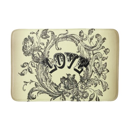 meisjesachtige chique werveling pastelkleuren Vict Badmat (Voorkant)