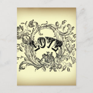 meisjesachtige chique werveling pastelkleuren Vict Briefkaart