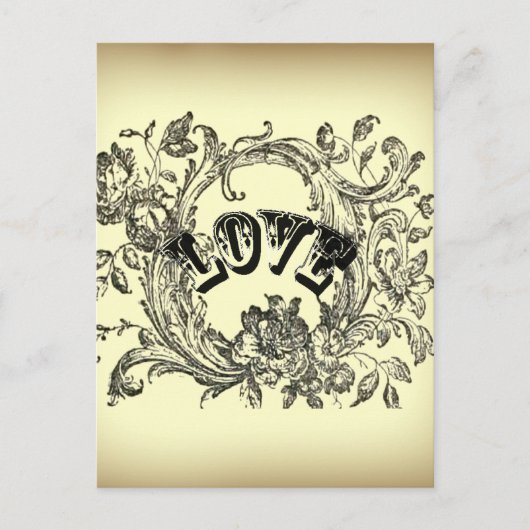 meisjesachtige chique werveling pastelkleuren Vict Briefkaart (Voorkant)