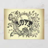 meisjesachtige chique werveling pastelkleuren Vict Briefkaart (Voorkant)