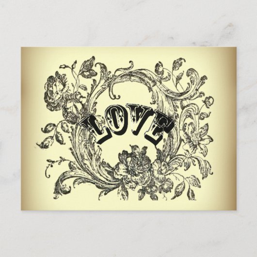 meisjesachtige chique werveling pastelkleuren Vict Briefkaart (Voorkant)