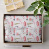 Meisjesachtige Dingen Make-up (Ontwerp 45 Rode Ser Tissuepapier (Geschenk)
