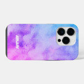 Meisjesachtige Galaxy Sci-fi Naam iPhone Hoesje (Achterkant horizontaal)