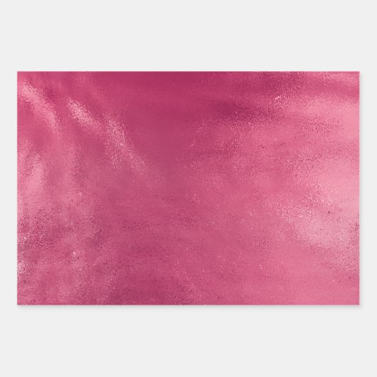 Meisjesachtige Glam Chic Roze Bruidsdouche Inpakpapier Vel (Voorkant)
