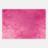 Meisjesachtige Glam Chic Roze Bruiloft Feest Inpakpapier Vel (Voorkant 3)