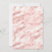 Meisjesachtige glam roze glitters schitterende con kaart (Achterkant)