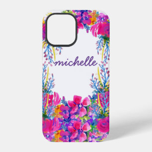 Meisjesachtige glamour hete roze glitter vonken mo iPhone 12 pro hoesje