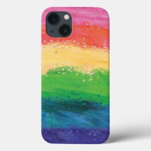 Meisjesachtige Glitter Regenboog Case-Mate iPhone Case