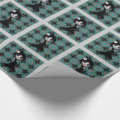 Meisjesachtige Gotische Meisjes Cadeaus Cadeaupapier (Hoek)