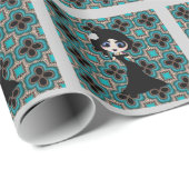 Meisjesachtige Gotische Meisjes Cadeaus Cadeaupapier (Rol Hoek)