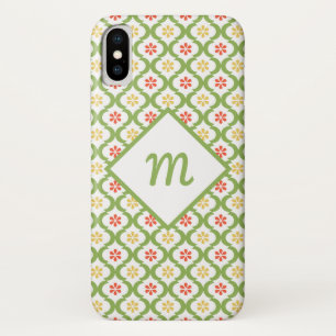 Meisjesachtige groene vierlobbig motief met leuke  Case-Mate iPhone case