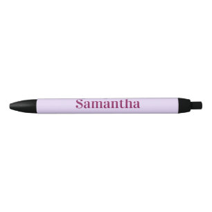 Meisjesachtige hashtag licht paarse roze vrouwelij zwarte inkt pen