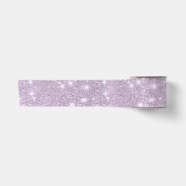 Meisjesachtige Lavendel Glitter Schitter Verjaarda Satijnen Lint
