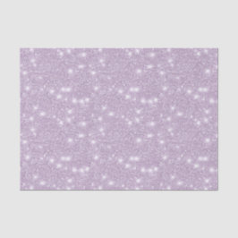 Meisjesachtige Lavendel Glitter Schitter Verjaarda Tissuepapier