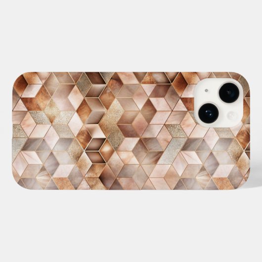 Meisjesachtige moderne telefoon Case-Mate iPhone case (Achterkant (horizontaal))