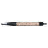 Meisjesachtige Perzik Glitter Dromen Pen (Voorkant)